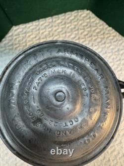 Philly & Reading Rail Way Red Cast Tall Globe