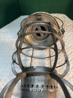 Philly & Reading Rail Way Red Cast Tall Globe