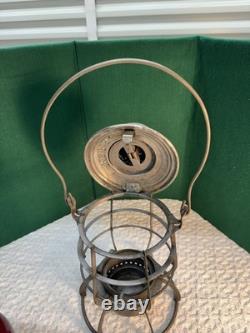 Philly & Reading Rail Way Red Cast Tall Globe