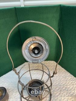 Philly & Reading Rail way. Clear Cast Tall Globe. Dietz #39 Vulcan