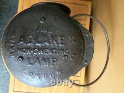 Pre 1922 Midland Railway Company Adlake Railway Locomotive Lamp
