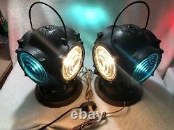 Pyle National Railroad Switchman Lamps Lights Lanterns Chicago Illinois Cl1 Xr