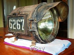 Pyle National steam locomotive headlight 1900-1908 Pennsylvania Railroad train