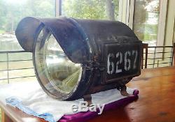 Pyle National steam locomotive headlight 1900-1908 Pennsylvania Railroad train