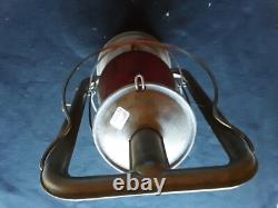 RAILROAD LANTERN, W. M. COMPANY, STANDARD LAMP with RED GLOBE, OTT-072408389