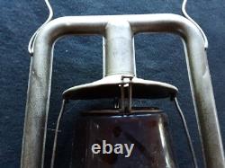 RAILROAD LANTERN, W. M. COMPANY, STANDARD LAMP with RED GLOBE, OTT-072408389