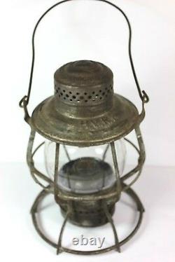 RARE 1897 HOCKING VALLEY RAILROAD Lantern Nov. 30, 1897 Pat. Stamp