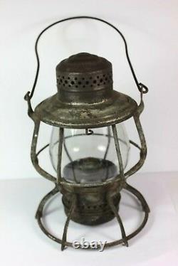 RARE 1897 HOCKING VALLEY RAILROAD Lantern Nov. 30, 1897 Pat. Stamp