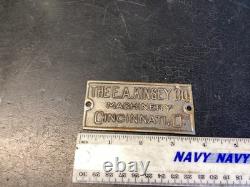 RARE ADLAKE E. A KINSEY CO. RAILROAD LANTERN WithGREEN GLOBE & BRASS MACHINE PLATE