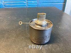 RARE ADLAKE E. A KINSEY CO. RAILROAD LANTERN WithGREEN GLOBE & BRASS MACHINE PLATE