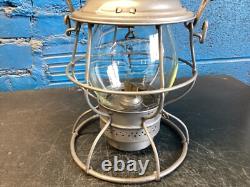 RARE ADLAKE UNITED ELECTRIC RAILWAYS Co(UER Co)RAILROAD LANTERN WithUNMARKED GLOBE