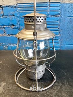 RARE ADLAKE UNITED ELECTRIC RAILWAYS Co(UER Co)RAILROAD LANTERN WithUNMARKED GLOBE