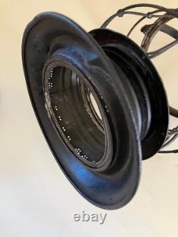 RARE ANTIQUE FITCHBURG RAILROAD LANTERN THOMPSON With FRR GLASS GLOBE ESTATE FIND