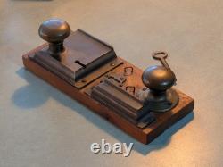 RARE Antique Adlake AT&SF Railroad Lockset Display Architectural Salvage