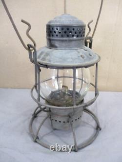 RARE Antique Armspear Railroad Lantern N. Y. N. H. &H. R. R. B. &M. R. R