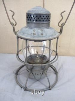 RARE Antique Armspear Railroad Lantern N. Y. N. H. &H. R. R. B. &M. R. R