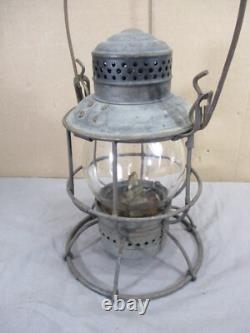 RARE Antique Armspear Railroad Lantern N. Y. N. H. &H. R. R. B. &M. R. R