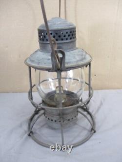 RARE Antique Armspear Railroad Lantern N. Y. N. H. &H. R. R. B. &M. R. R