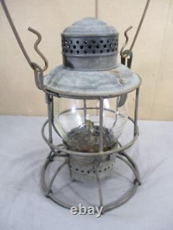 RARE Antique Armspear Railroad Lantern N. Y. N. H. &H. R. R. B. &M. R. R
