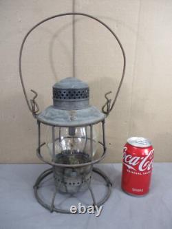 RARE Antique Armspear Railroad Lantern N. Y. N. H. &H. R. R. B. &M. R. R