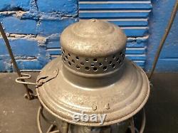 RARE HANDLAN MISSOURI KANSAS & TEXAS RAILROAD LANTERN WithETCHED (MK&T Ry) GLOBE