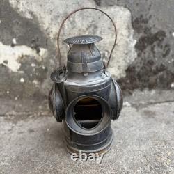 RARE Handlan St. Louis USA Railroad Lantern Antique 4 Way Switch