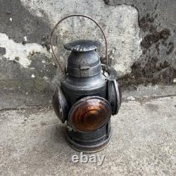 RARE Handlan St. Louis USA Railroad Lantern Antique 4 Way Switch