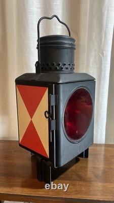 RARE UNUSED 1984 DDR German Railway Lantern Fortschritt Ueckermünde Adlake
