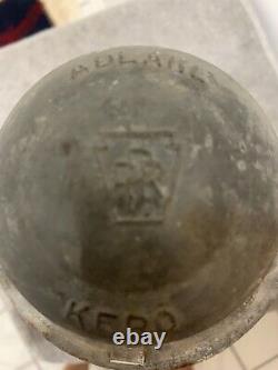 RARE VTG ADLAKE KERO PRR RAILROAD LANTERN With BLUE GLOBE? All ORIGINAL LQQK