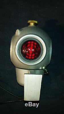 RAREVintage Pyle National Railroad Train Caboose Red/Amber Lantern Lamp Signal