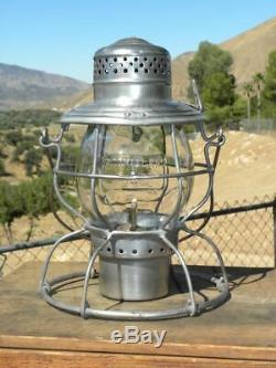 ROCK ISLAND LINES RAILROAD LANTERN Clear Cast CNX Lantern Globe