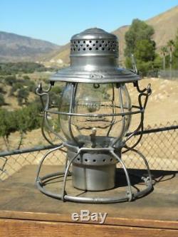 ROCK ISLAND LINES RAILROAD LANTERN Clear Cast CNX Lantern Globe