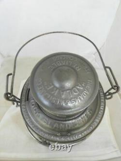 ROCK ISLAND LINES RAILROAD LANTERN Clear Cast Globe