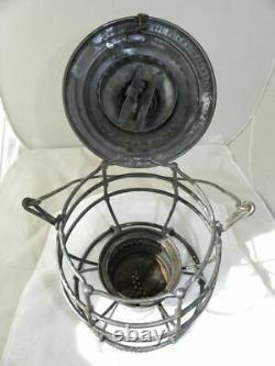 ROCK ISLAND LINES RAILROAD LANTERN Clear Cast Globe