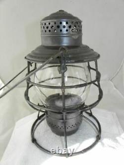 ROCK ISLAND LINES RAILROAD LANTERN Clear Cast Globe