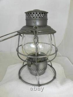 ROCK ISLAND LINES RAILROAD LANTERN Clear Cast Globe