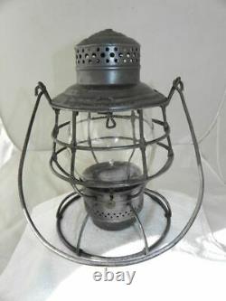 ROCK ISLAND LINES RAILROAD LANTERN Clear Cast Globe