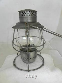 ROCK ISLAND LINES RAILROAD LANTERN Clear Cast Globe