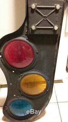 RSA Standard Rare Old Railroad RR Lantern Turn Arm Semaphore Signal Gate UQ-Lens