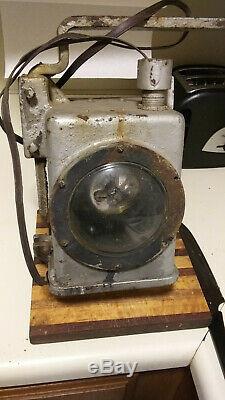 RSA Standard Rare Old Railroad RR Lantern Turn Arm Semaphore Signal Gate UQ-Lens