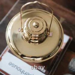 Railroad LED LanternRechargeable & Battery Operated Brass Camping Lantern