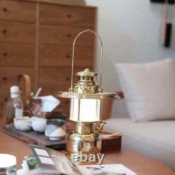 Railroad LED LanternRechargeable & Battery Operated Brass Camping Lantern