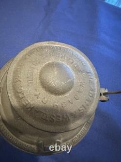 Railroad Lantern Adlake Kero Wabash Railroad Red Etched Globe