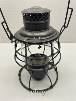 Railroad Lantern C. St. P. M&O Ry Adlake Tall Globe With C&NW Ry Cast Globe