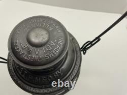 Railroad Lantern C. St. P. M&O Ry Adlake Tall Globe With C&NW Ry Cast Globe