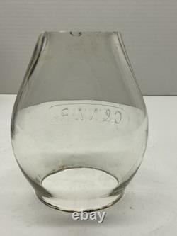 Railroad Lantern C. St. P. M&O Ry Adlake Tall Globe With C&NW Ry Cast Globe