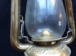 Railroad Lantern, C. T. Ham, Cold Blast, Brass Gem, New York, Ott-072408386