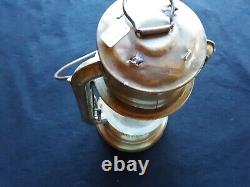 Railroad Lantern, C. T. Ham, Cold Blast, Brass Gem, New York, Ott-072408386