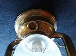 Railroad Lantern, C. T. Ham, Cold Blast, Brass Gem, New York, Ott-072408386