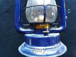 Railroad Lantern, C. T. Ham, No. 2, Dark Blue, New York, Ott-072408387